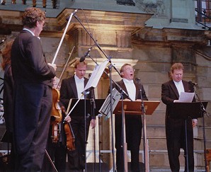 "Heitere Mozart": Stephan Loges, Peter Schreier, Egbert Junghanns - Grosser Garten Dresden, 04.06.2003